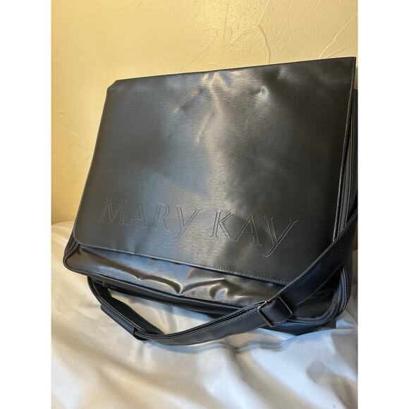 Mary Kay Consultant COLOR CASE Travel Bag Tote Bag Large 14” Black Organizer - Picture 1 of 13
